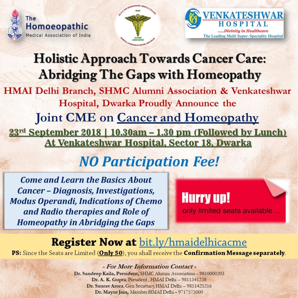 Homeopathy in Cancer Care