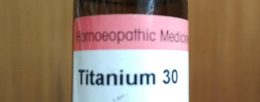 Titanium homeopathy