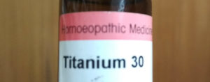 Titanium homeopathy