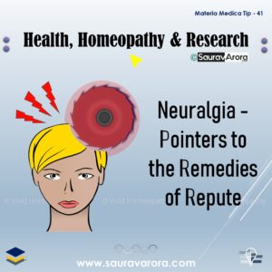 homeopathy in neuralgia
