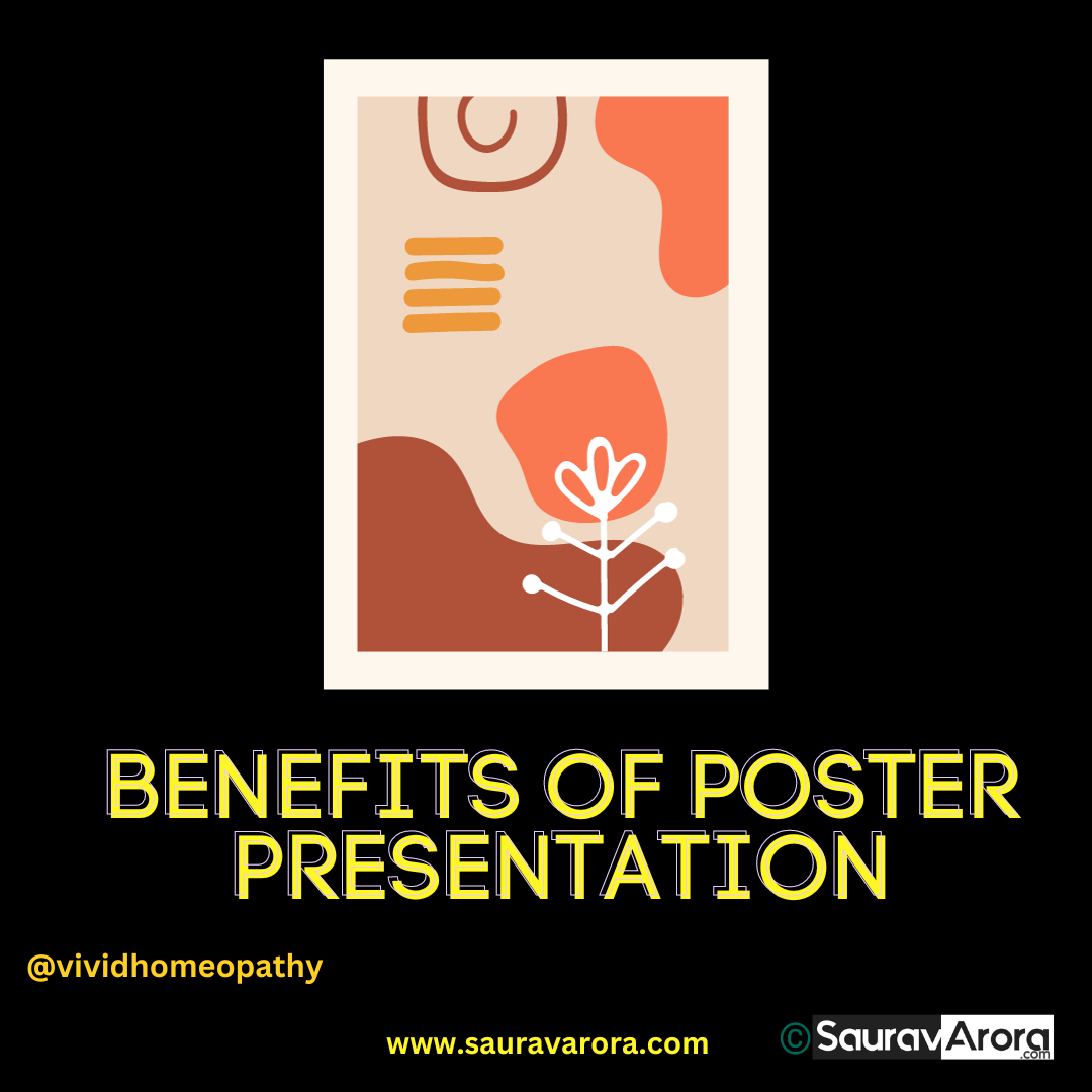 what are the advantages of poster presentation