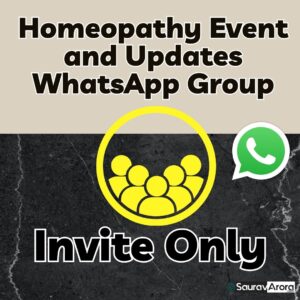 homeopathy events WhatsApp group